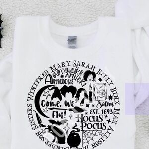 Gildan‎ 18000 Hocus Pocus Sanderson Sisters Sweatshirt Women's Graphic